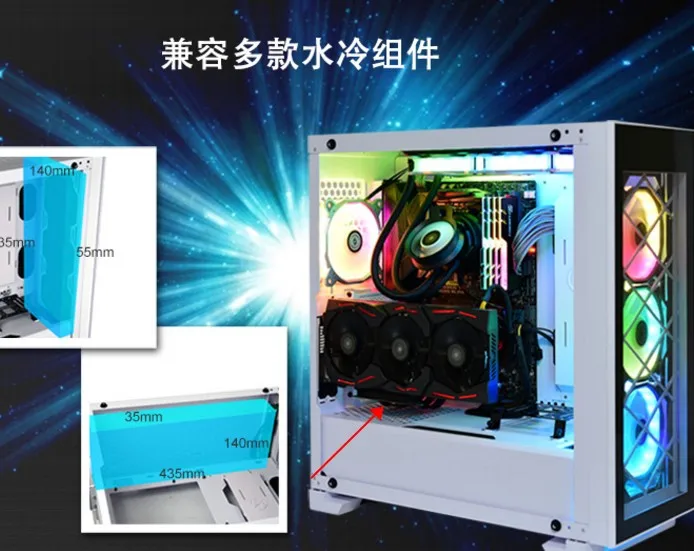Вертикальная графическая карта Riser PCI E x16 до вертикальная подставка для Alpha 550RGB 330