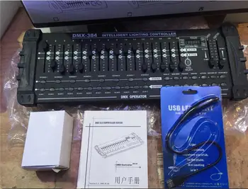 

384 DMX controller, for stage lighting 512 dmx console DJ controller equipment Stage lights controller