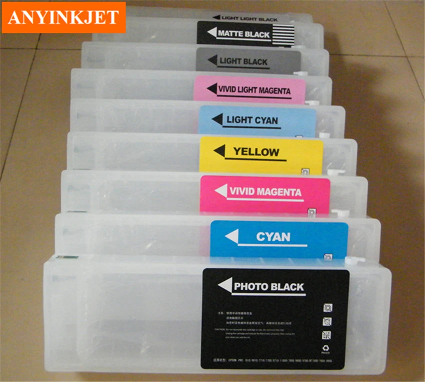 Refillable Cartridge with chip for Ep Stylus Pro