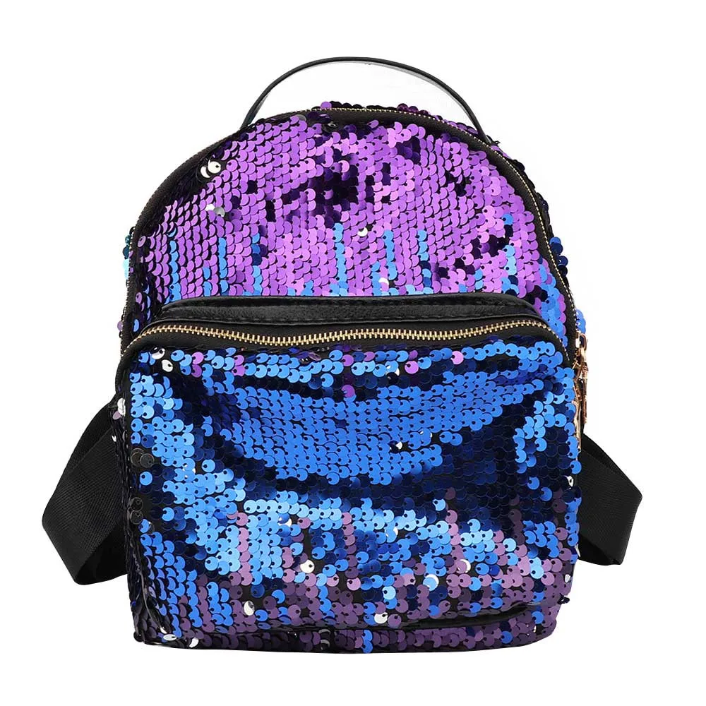 

Women Bag Backpack Crown Sequin Backpack Female Shoulder Student Bag Girls Generation Backpack Zaino da donna Fashion#30