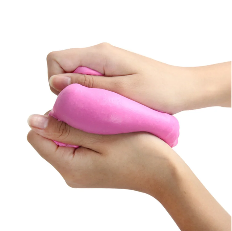 Soft Clear Fluffy Foam Clay Slime Box Magnetic Light Plasticine (9)