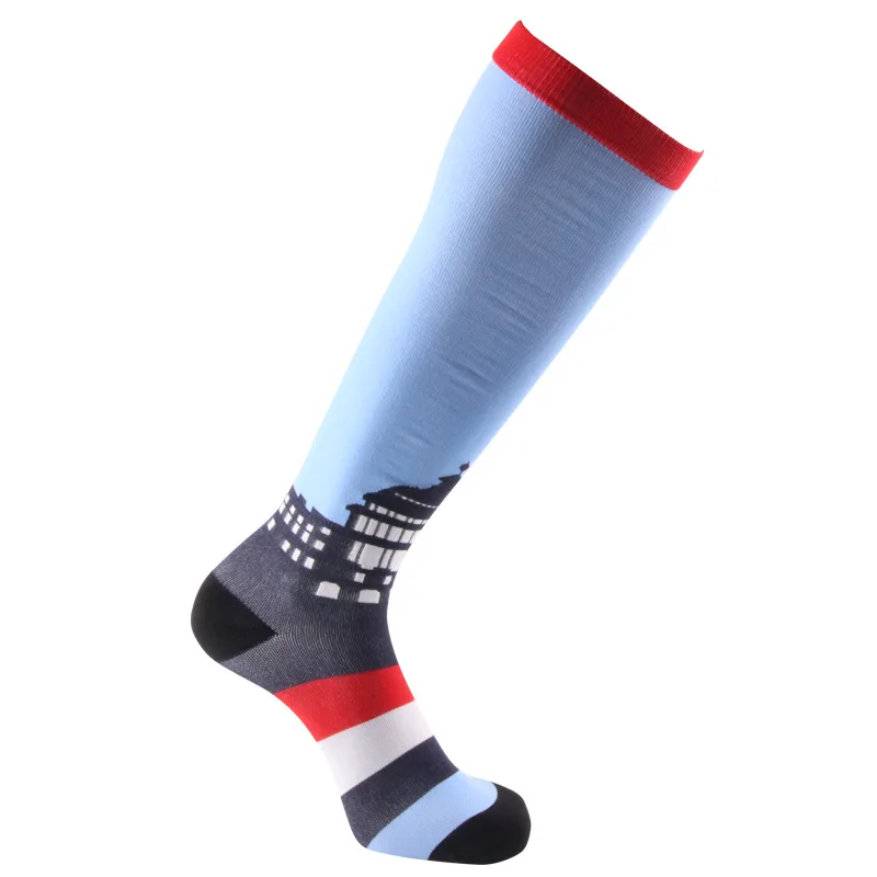 

Brothock Men and Women Long Barrel Outdoor Sports Socks Pressure Compression Elastic Socks Marathon Adult Running Leg Stockings