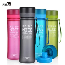 NUEVA 700 ML Botella de Agua Portable del Deporte Bicicleta Ciclismo Bouteilles d’Eau Irrompible botella de Agua Con Una Cuerda De Plástico Vaso
