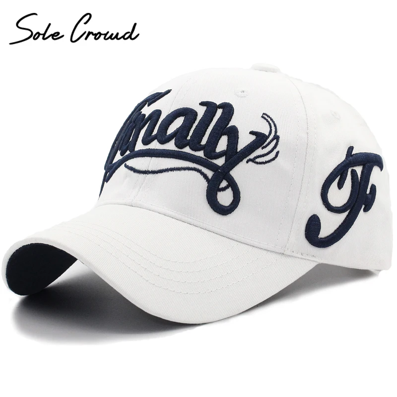 

Sole Crowd 100% cotton baseball cap for men summer hip hop snapback caps fashion embroidery letter casual women hat adjustable