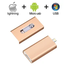 Usb флеш-накопитель 8 ГБ 32 ГБ 64 Гб 128 ГБ Флешка USB смартфон micro USB otg карта памяти для iphone ios phone
