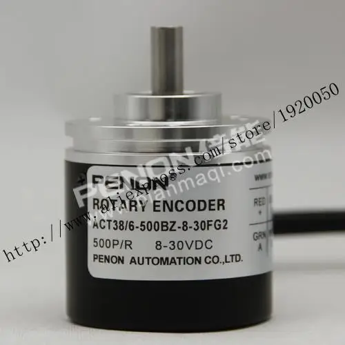 

stock ACT38 / 6-500BZ-8-30FG2 rotary encoder 500 pulses outer diameter 38mm solid shaft