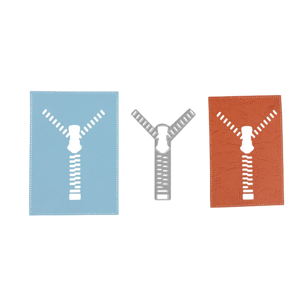 57*82MM Handmade Zipper Metal Dies Cutting Decorate Scrapbooking Craft