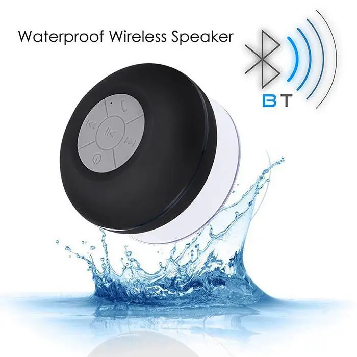 4 уровня водонепроницаемый для ванной автомобиля беспроводной Bluetooth 0,18 кг аудио со светодиодной подсветкой 9x9x6 см/3,5x3,5x2,4 дюймов свет