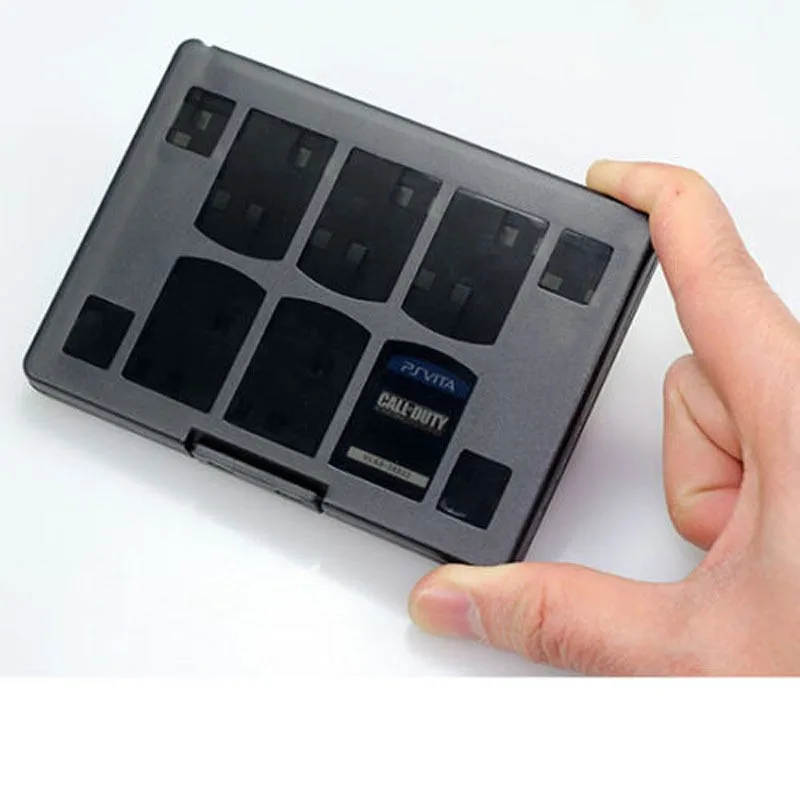 Fashion Aluminum Memory Card Storage Case Box Holders For Micro Memory