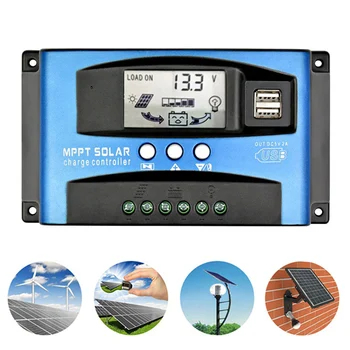 

30A MPPT Solar Charge Controller with LCD Display Multiple Load Control Modes JDH99