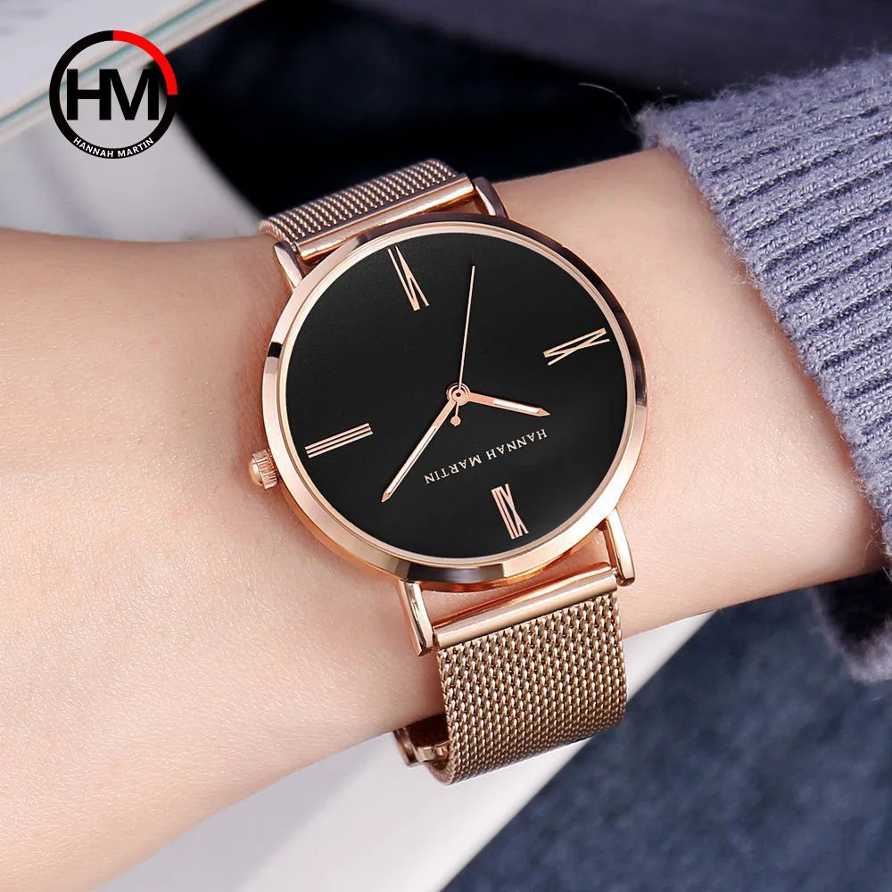 

Minimalist Style Watch Women Luxury Brand Ultra Thin Quartz Steel Mesh Wrist Watches Fashion Casual Rose Gold Ladies Dress Clock