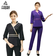 Высокое качество платье-футляр костюм больничной медсестры набор спа оздоровительный сауна салон красоты ног ванна аптека Спецодежда