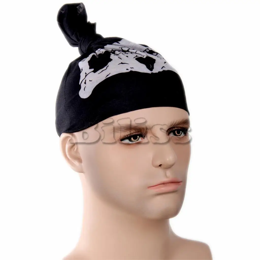 Promoción Nueva Ciclismo Negro Skull Bandana Motocicleta de La Bici del Casco Cuello Deporte de La
