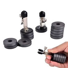 Взрослые игры 1 пара Регулируемый Вес груди зажимы соска на магните грудные зажимы зажим для груди раба Связывание игрушки