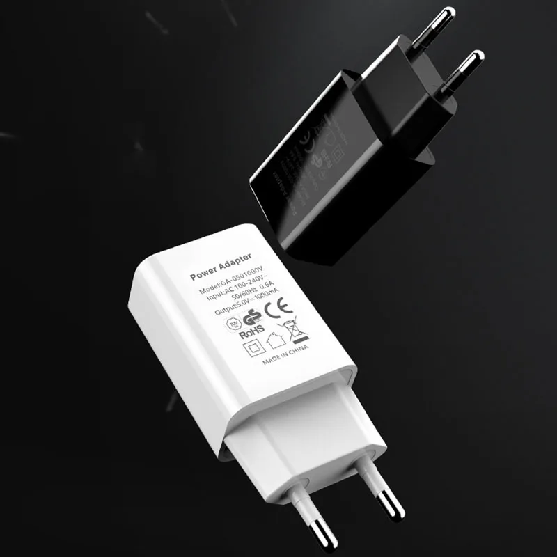 USB Зарядное устройство для быстрой зарядки 5V 1A/5В 2A для IPhone samsung huawei Xiaomi USB телефон Зарядное устройство ЕС Подключите телефон Зарядное устройство Мощность адаптер