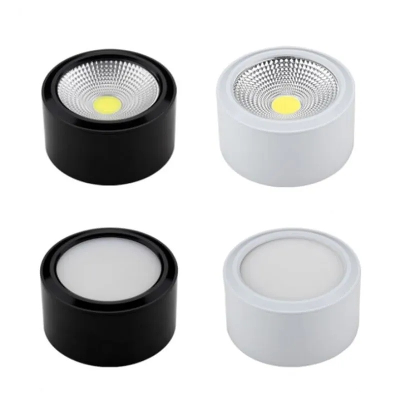 

Dimmable Downlight Spot Led Panel Ceiling Lights AC110V/AC220V lighting Surface Mounted 7W 10W ceiling down lamp
