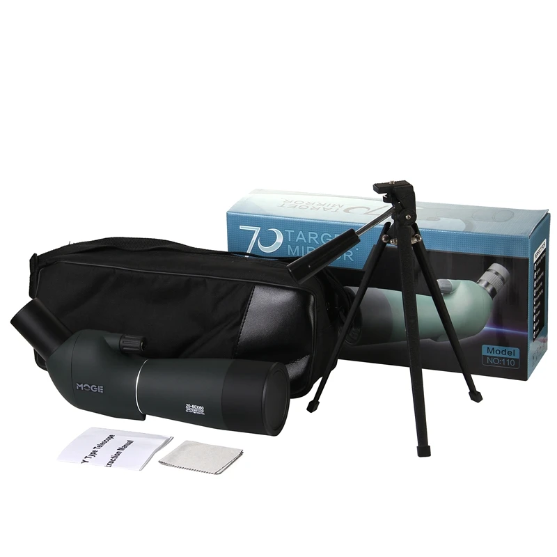 Waterproof Spotting Scope 20-60x60 for Birdwatching Long Range Target Shooting Spotting Scope With Tripod+phone adapter 