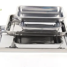 KCASA 27x20x2 см нержавеющая сталь для выпечки торта еда, кастрюли, блюда, Сервировочная тарелка поднос барбекю столовая посуда для выпечки Инструменты Гриль