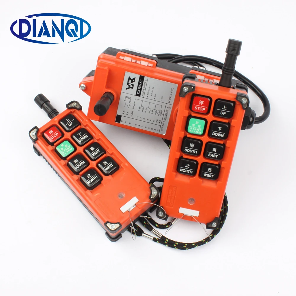 Industrial Remote Controller 18 65V 65 440V 2 Transmitter 1 Receiver Industrial Remote Control Electric Hoist