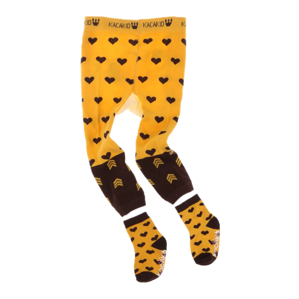 Boys Girls Warm Animal Cartoon Leggings PP Pants with Socks Yellow Bee