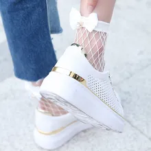 Горячая Распродажа, женские ажурные носки длиной по щиколотку, сетчатые, кружевные, с сеткой, короткие, велосипедные, спортивные носки для занятий йогой