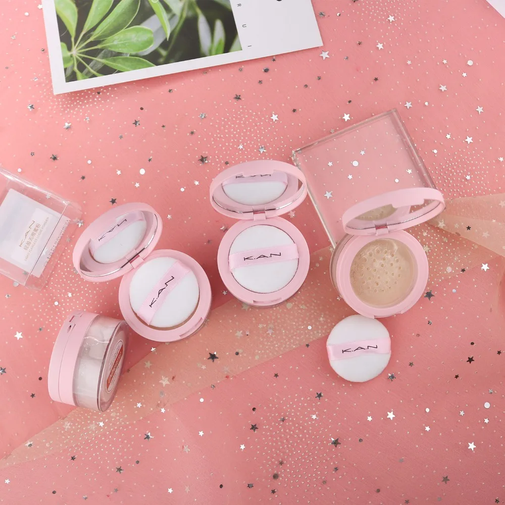 

K.A.N Brand Makeup Translucent Matte Banana Face Powder Natural Oil-control Smooth Mineral Setting Loose Powder