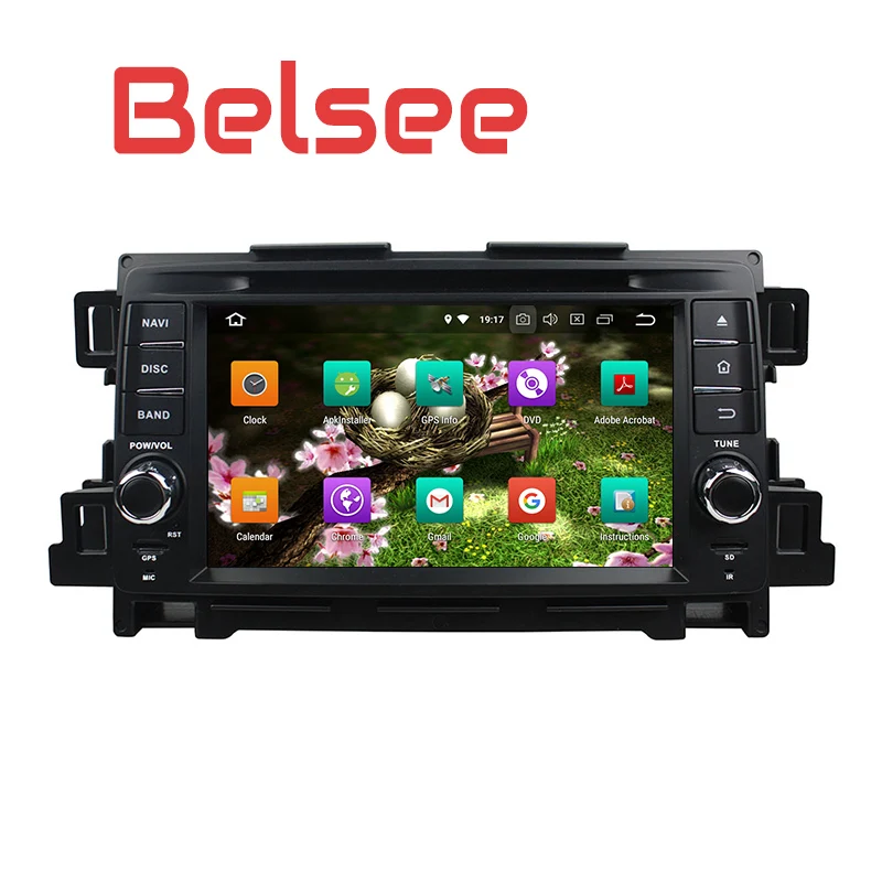 Sale Belsee Car DVD Multimedia Player Android 8.0 GPS Navigation Octa Core PX5 Ram 4G+32G Head Unit Radio HD for Mazda CX-5 2012-2013 1