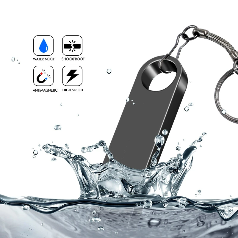 Usb флеш накопитель 32 Гб металлический 64 128 ГБ 16 8 4 высокоскоростная память флешка