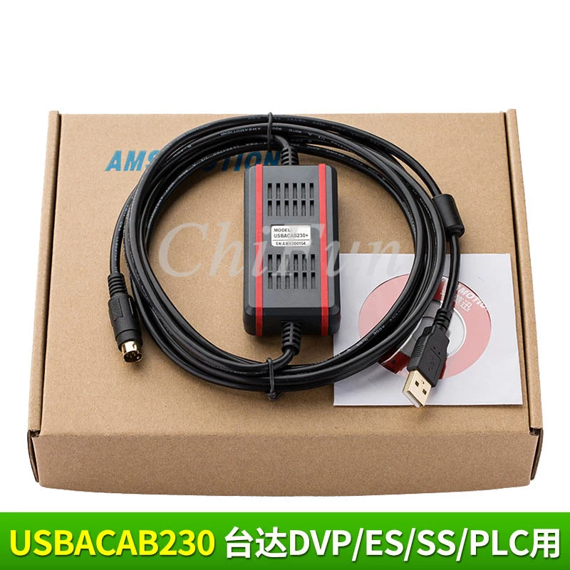 USBACAB230+ Применение ПЛК, программируемый логический контроллер Delta Кабель для программирования связь загрузки данных линии USB-DVP Оптрон