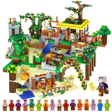 My World 8 In1 Manor Estate House My World model Building Blocks Bricks set Compatible Blocks Manor Boy Toy Gift explore my world butterfly