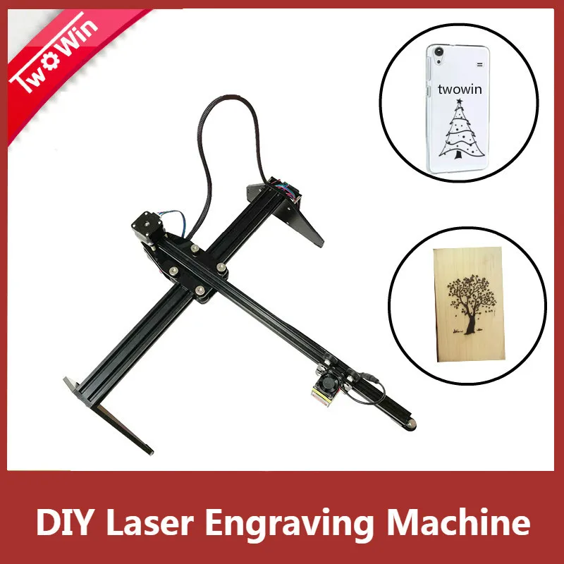 2500MW 5500mw Laser Desktop CNC Router USB Engraver Cutter Automatic Computer DIY laser engraving machine Area 170*210mm | Инструменты