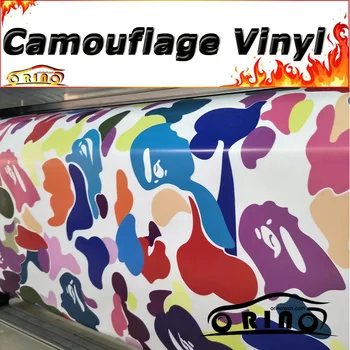 

ORINO Sticker Bomb Vinyl Film Car Wrap Sticker Film Car Styling StickerBomb Truck Motorcycle Bike Wrapping Decal