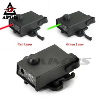 

AIMTIS Glock Red & Green Laser Combine into One output Pistol Adjustable Quick Release Fit 20mm Picatinny Rail Hunting Accessory
