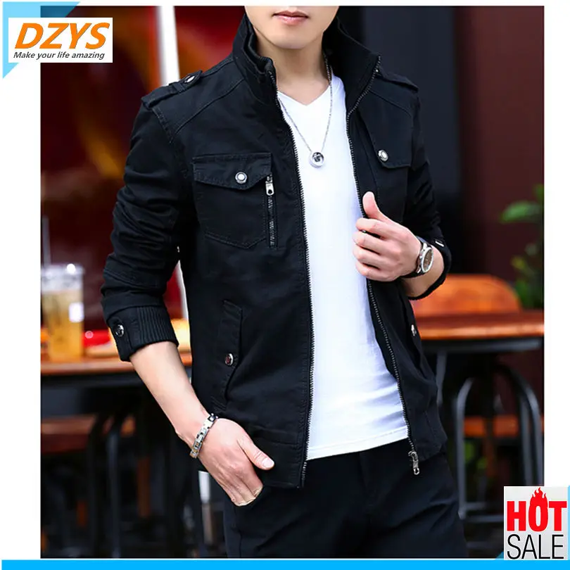 Abrigo informal de algodón puro para hombre, chaqueta de talla grande, temporada primavera Otoño, tendencia juvenil, DZYS CX, 2018|Zanja| - AliExpress