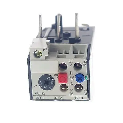 

4-36A Rating 3 Pole Motor Protection Thermal Overload Relay 1NO 1NC 600V x 1