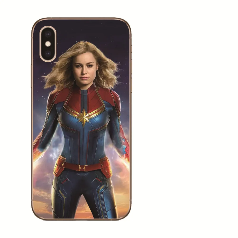 

Hot Selling Deadpool Cat Phone Case For iPhone 8 7 6 6S Plus X 5 5S SE XR XS Max Coque Etui Cover Captain Marvel DC