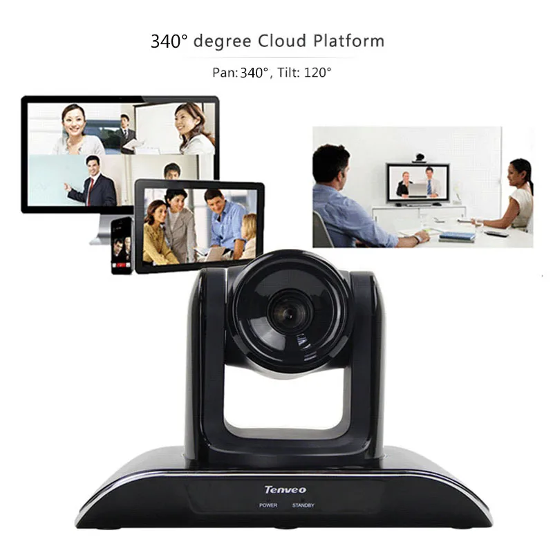 Tenveo VHD30S HD 1080 p SDI PTZ HDM داخلي كاميرا 3G-SDI/DVI/HDMI كاميرا فيديو للمؤتمرات 30X التكبير يدعم RS232 /RS485 فيسكا