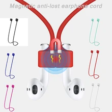 Магнитный ремешок для наушников для Apple Airpods, анти потеря, ремешок, петля, веревка, силиконовый кабель для наушников, шнур для Air Pods