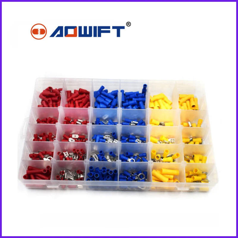 

480pcs Assorted Crimp Terminal Insulated Electrical Wire Connector Set Practical terminales y conectores electricos terminator