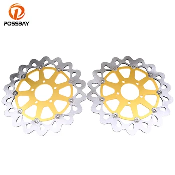 

POSSBAY Motorcycle Front Brake Disc Rotor fit for Suzuki GSXR 600/750 1997-2003 GSX1400 2002-2007 4Colors Motorbike Brake Disc