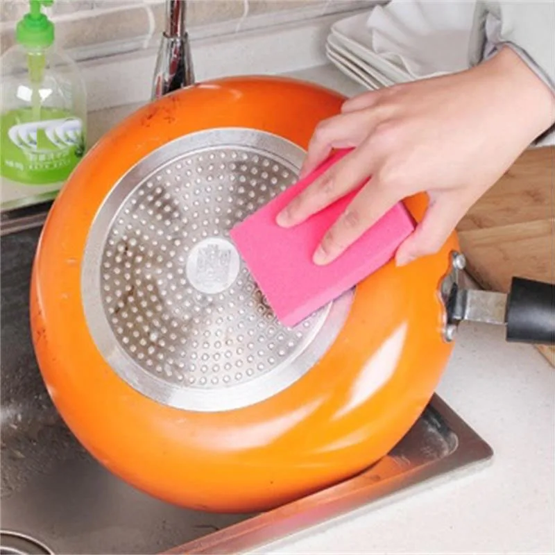 

1 Pcs Double-sided Dual-use Nano-ceram Color Magic Sponge Cleaning Rust Decontamination Sponge Free shipping