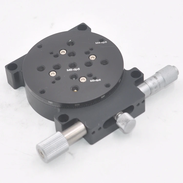 

DPI R-80 manual 360-degree rotation precision optical platform fine adjustment sliding table