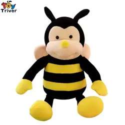35 см Kawaii плюшевые пчела пчёлы игрушка фаршированные насекомых Куклы Детские спальные игрушки подарок на день рождения украшения Triver