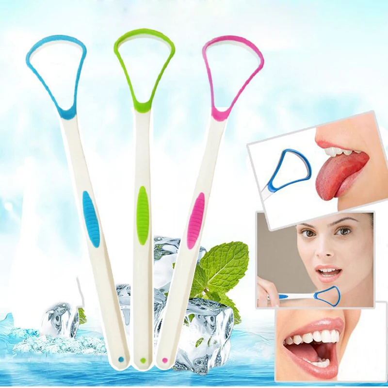 

1PCS Tongue Cleaning Brush Remove Coating Cleaner Toothbrush Scraper Oral Hygiene Keep Fresh Breath Tongue Clean Tool Oral Care
