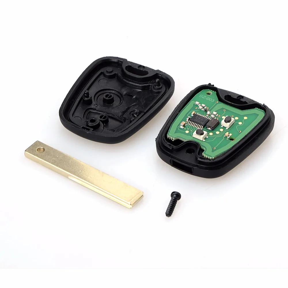 

433MHZ Remote Car Key Flip Keyless Entry PCF7961 Chip For Peugeot 307 HU83 Blade Replacement Car Key