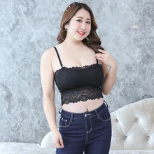 Кружевные топы женские большие размеры завернутый сундук без стального кольца анти-легкий Регулируемый ремень грудь накладка кружевной бюстгальтер