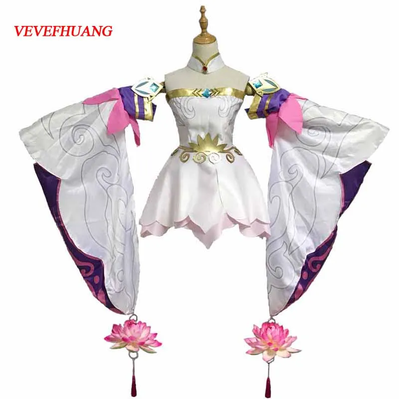 VEVEFHUANG слава King Diaochan красивый цвет: фиолетовый розовый платье костюм феи ханьфу