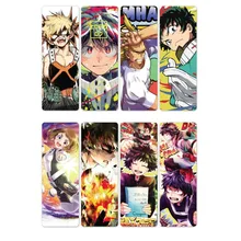 8 шт. My Hero Academy аниме марки книг водонепроницаемый прозрачный ПВХ пластиковая Закладка красивая книга метки подарок