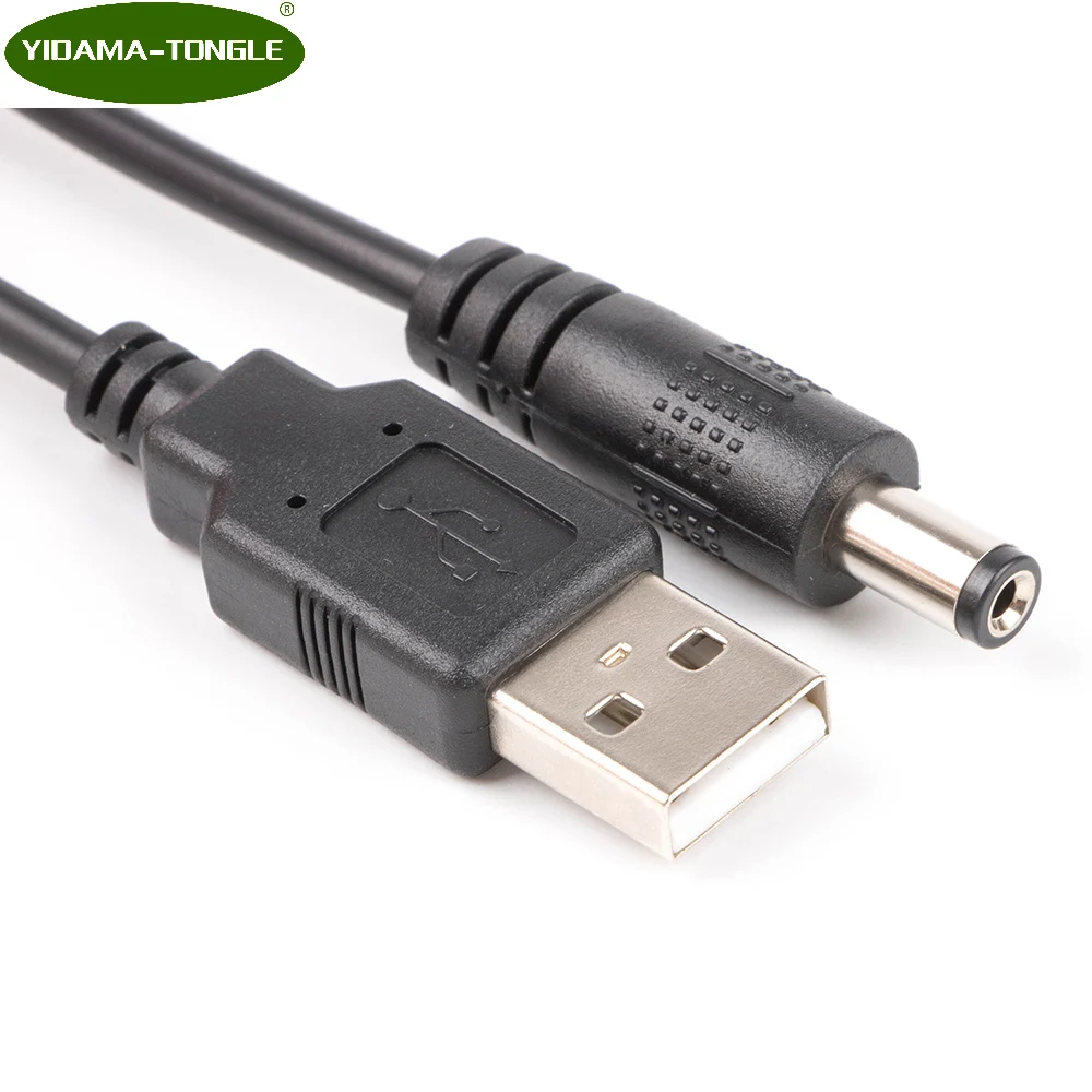 

Кабель-Переходник USB 2,0 папа-5 в постоянного тока 5,5 мм x 2,1 мм
