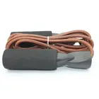 ✔ Веревка из натуральной кожи Skip Rope Шнур Speed Фитнес Аэробные Прыжки с тренажерами Регулируемый ✔